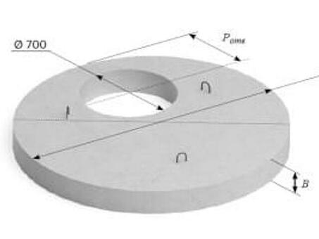 Купить крышку колодца П-10 (ПП-10) в Москве от производителя - Очаковский завод ЖБИ