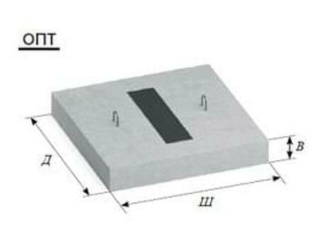 Купить опорную подушку ОП 6 от Очаковского завода ЖБИ — производитель в Москве