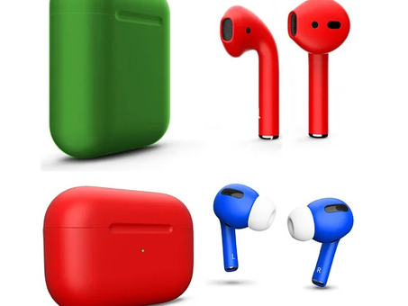 Услуга покраски AirPods: придайте своим AirPods новый вид