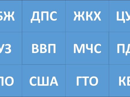 Расшифровка аббревиатур онлайн: демистификация аббревиатур