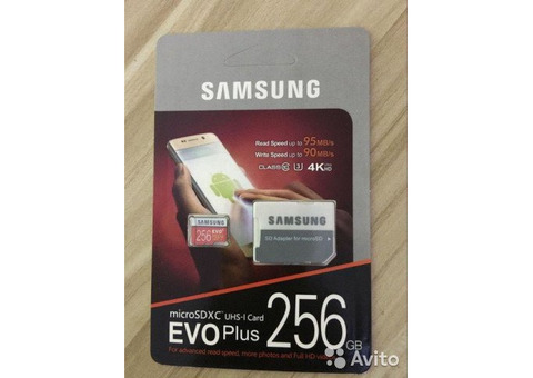 Карта памяти TF SAMSUNG 32Gb - 256Gb