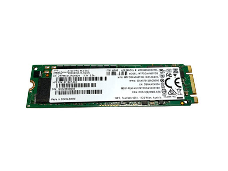 875492-B21 Твердотельный накопитель HPE 960 ГБ SATA MU M.2 2280 DS