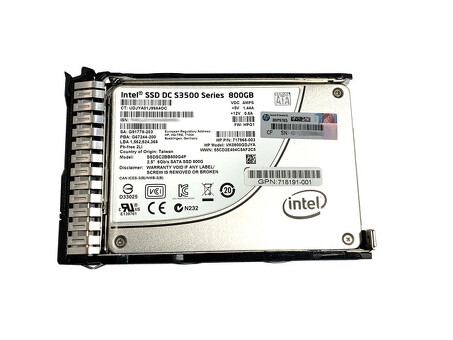 717973-B21 Твердотельный накопитель HPE 800 ГБ SATA 6G VE 2,5 дюйма SC