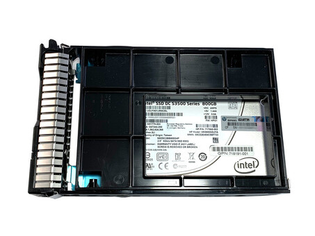 718298-001 Твердотельный накопитель HPE 800 ГБ, 6G SATA VE, 3,5 дюйма