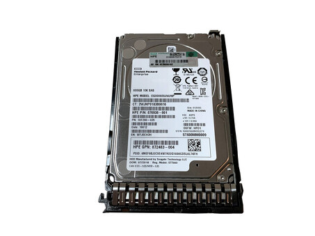 872477-B21 Жесткий диск HPE 600 ГБ SAS 10K 2,5 дюйма SC DS