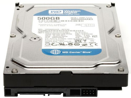 WD5000AAKX WD 500 ГБ, 7200 об/мин, 3,5-дюймовый жесткий диск SATA