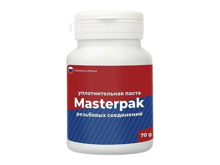 Паста уплотнительная для воды, пара флакон 70гр Masterpak