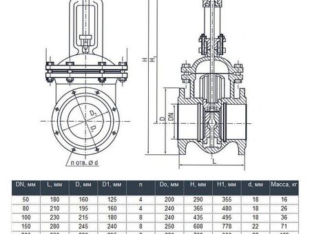 Задвижка чугунная фланцевая ЛМЗ Семенов 30ч6бр DN 200 PN 16 параллельная