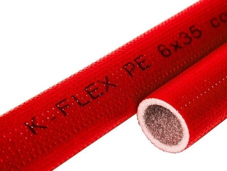 Трубка теплоизоляционная K-FLEX COMPACT RED, DN 28 толщина 9мм от -40 до +95°C длина 2м