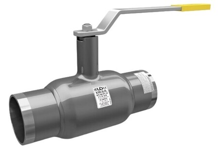 Кран стальной шаровой цельносварной LD КШ.Ц.П.040.040, DN 40 PN 40, 190мм, стандартнопроходной, приварной с ручкой