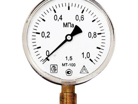 Манометр технический показывающий МТ-100 до 1,0МПа М20х1,5, Багория