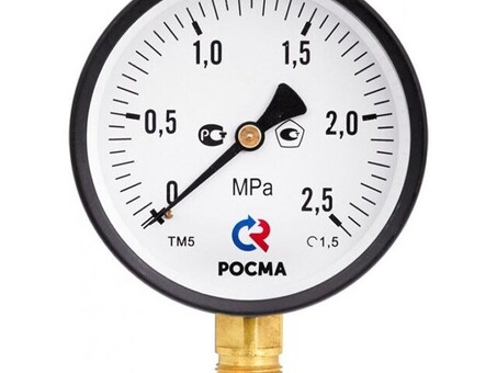 Манометр Росма ТМ-510Р М2 2,5 МПа /25 ат 100мм М20х1,5