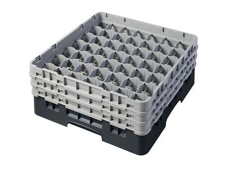 Кассета для бокалов Cambro 49S638 черн./сер