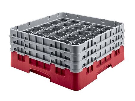 Кассета для бокалов Cambro 36S534 красн./беж