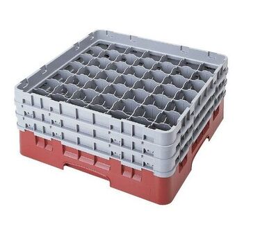 Кассета для бокалов Cambro 49S318 гол./сер