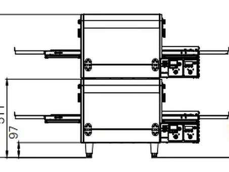 Конвейерная печь NOPEIN NTE-1620