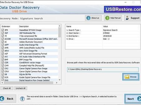 USB Data Recovery Software