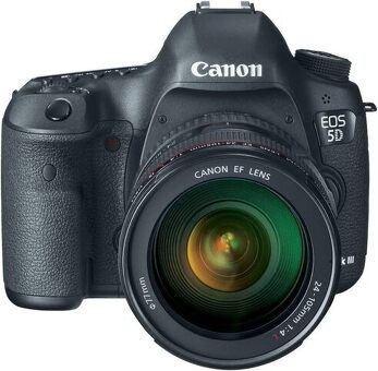 Canon EOS 5D Mark III 22,3 МП полнокадровая цифровая зеркальная камера CMOS с объективом EF 24-105mm f4 L is USM черного цвета