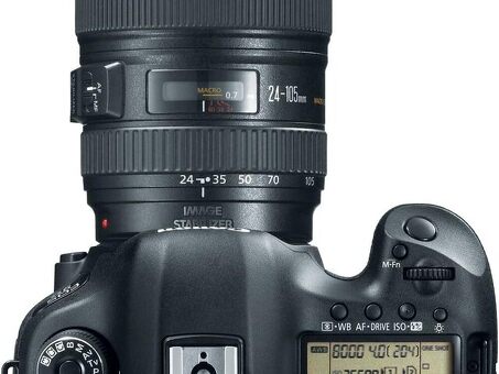 Canon EOS 5D Mark III 22,3 МП полнокадровая цифровая зеркальная камера CMOS с объективом EF 24-105mm f4 L is USM черного цвета