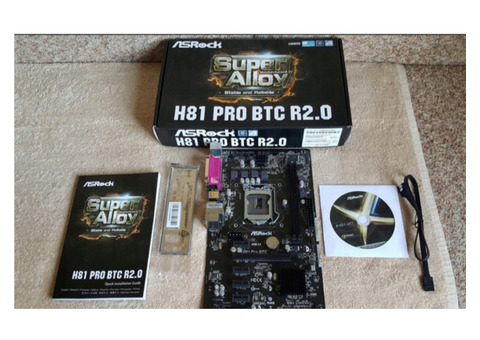 Материнская плата сокет 1150 ASRock H81PRO