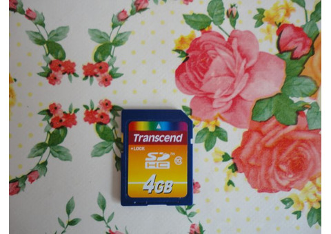 Продаю Флешку Transcend 4 GB в хорошем рабочем состоянии