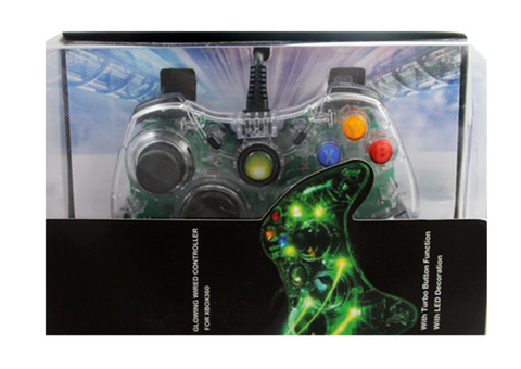 Джойстик Xbox 360 Glowing Wired(новый)