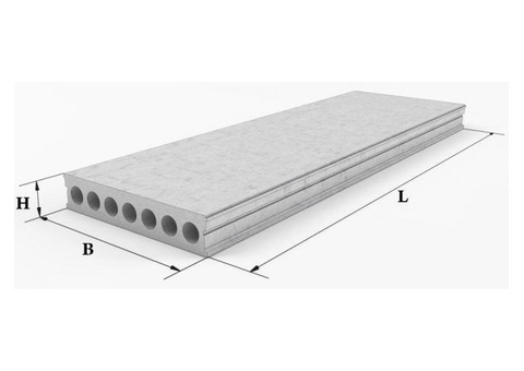 Плиты перекрытия пустотные жби ПК 43.15