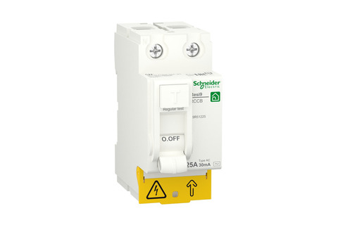 Выключатель дифференциального тока Schneider Electric RESI9 25А 2P 30мА тип AC