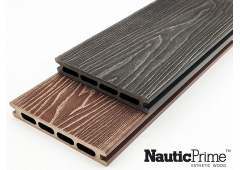 Террасная доска ДПК NauticPrime (Light) Esthetic Wood