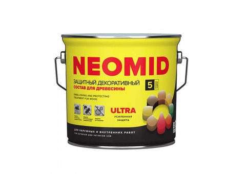 Декоративный деревозащитный состав Неомид Neomid Bio Color Ultra