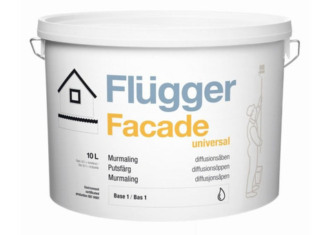 Профессиональная краска для фасада Flugger Facade Universal