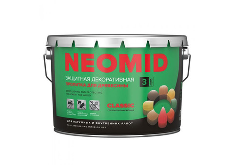 Декоративный деревозащитный состав Неомид Neomid Bio Color Classic