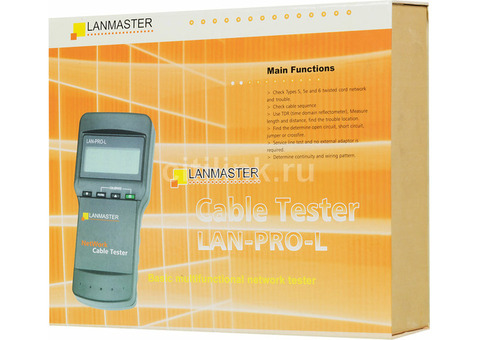 Характеристики тестер Lanmaster LAN-PRO-L