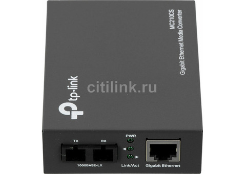 Характеристики медиаконвертер TP-Link MC210CS 1000Mbit RJ45 1000Mbit SC