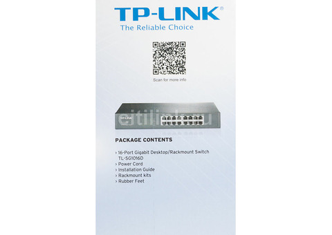 Характеристики коммутатор TP-Link TL-SG1016D 16G неуправляемый