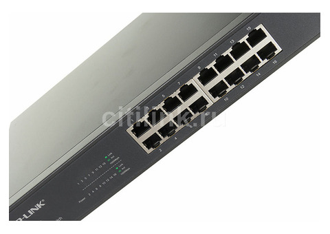 Характеристики коммутатор TP-Link TL-SG1016D 16G неуправляемый