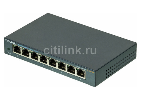 Характеристики коммутатор TP-Link TL-SG108 8G неуправляемый