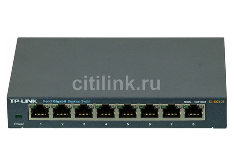 Характеристики коммутатор TP-Link TL-SG108 8G неуправляемый