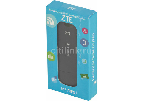 Характеристики модем ZTE MF79RU 2G/3G/4G, внешний, черный