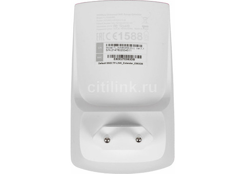 Характеристики повторитель беспроводного сигнала TP-LINK TL-WA854RE, белый