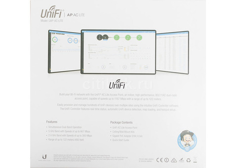 Характеристики точка доступа Ubiquiti UniFi UAP-AC-LITE(EU), белый