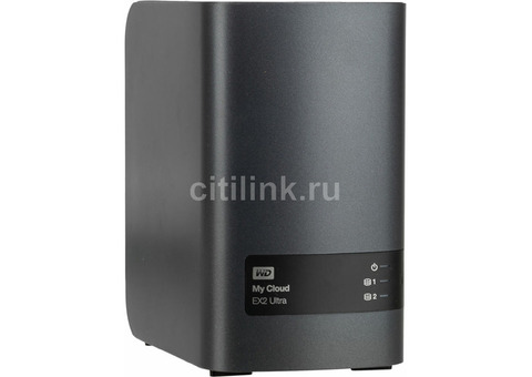 Характеристики сетевое хранилище WD My Cloud EX2 Ultra WDBSHB0000NCH-EEUE, без дисков