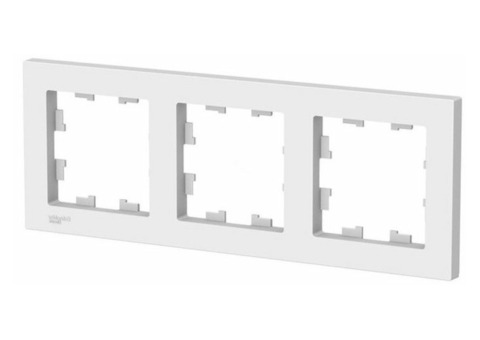 Характеристики рамка Schneider Electric AtlasDesign ATN000103 наклад. 3x ABS белый