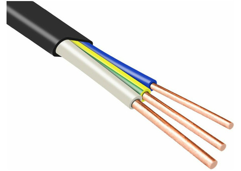 Характеристики кабель силовой ЭЛПРОКАБЕЛЬ ВВГП-нг(А) LS, 3х1.5мм2, 50м, ГОСТ, медь, черный