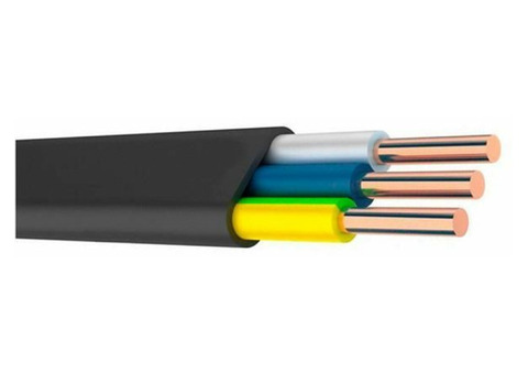 Характеристики кабель силовой ПРОМЭЛ ВВГП-нг(А) LS, 3х2.5мм2, 100м, ГОСТ, медь, черный [872002754]