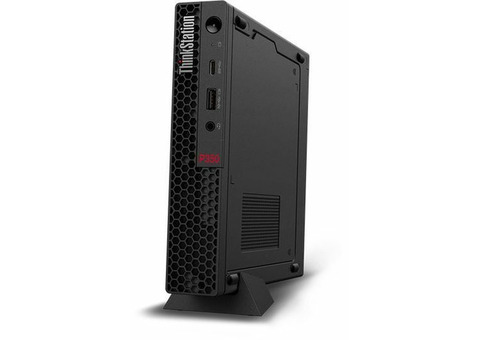 Характеристики рабочая станция Lenovo ThinkStation P350 tiny, Intel Core i9 11900T, DDR4 32ГБ, 1ТБ(SSD), NVIDIA T600 - 4096 Мб, Windows 10 Professional, черный [30ef000jru]