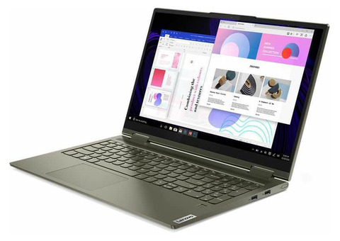 Характеристики ноутбук-трансформер Lenovo Yoga 7 15ITL5, 15.6', IPS, Intel Core i5 1135G7, Intel Evo 2.4ГГц, 16ГБ, 512ГБ SSD, Intel Iris Xe graphics , Windows 10 Home, 82BJ005SRU, темно-зеленый