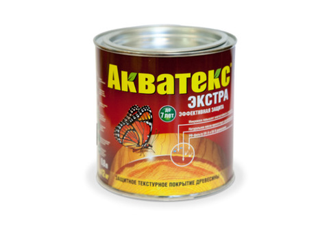 Защитно-декоративное покрытие для древесины 'Акватекс ЭКСТРА'