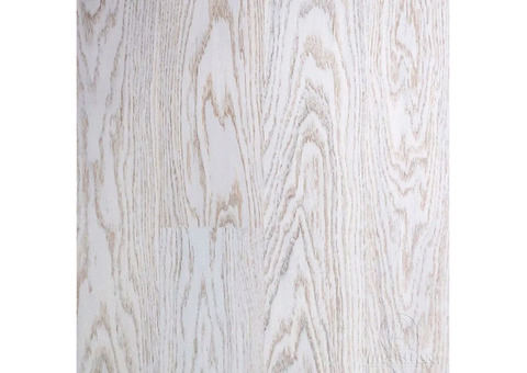 Паркетная доска Polarwood Дуб Элара снежно-белый матовый однополосный Oak FP 138 Elara White Matt Loc