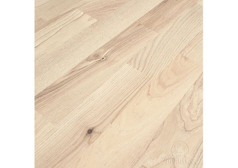 Паркетная доска Polarwood Ясень Плутон белое масло трехполосный Ash Pluton White Oiled Loc 3S